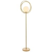 Stojąca lampa do salonu L&-192492 Light& ball pierścienie złote