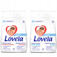 2X Lovela Baby Zestaw Proszek Do Prania Kolorów i Bieli dla Dzieci 2x 4.1kg