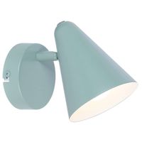 Retro lampa ścienna AMOR 91-63342 metalowy reflektorek regulowany szary