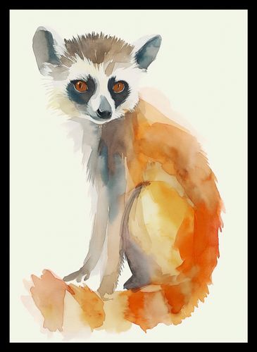 Plakat 25x35cm Lemurek na Arena.pl