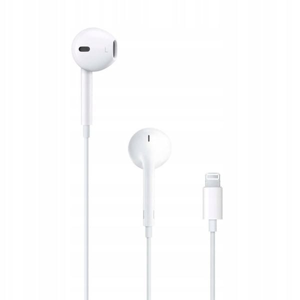 ORYGINALNE SŁUCHAWKI APPLE EARPODS LIGHTNING MMTN2ZM/A IPHONE XS 12 13 14 zdjęcie 6