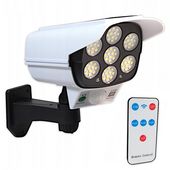 LAMPA SOLARNA ATRAPA KAMERY CZUJNIK RUCHU OGRODOWA