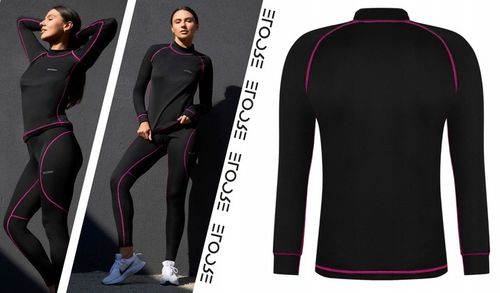 Koszulka Termoaktywna Damska M L Bielizna Odzież Termiczna Bluzka Bluza Róż na Arena.pl