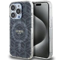 Etui Guess do iPhone 15 Pro Max, Czarny, MagSafe