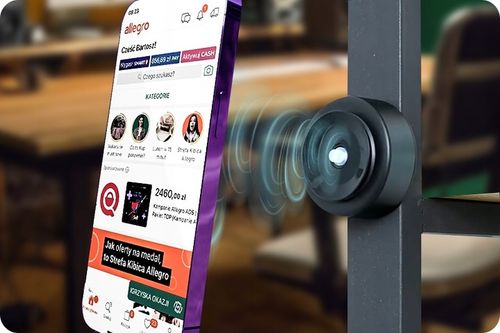 UCHWYT MAGNETYCZNY SAMOCHODOWY Z PRZYSSAWKĄ MAGSAFE QI INDUKCYJNY 15W na Arena.pl