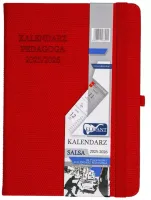 Kalendarz Pedagoga B6 2025-2026 Salsa, Czerwony