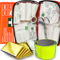 APTECZKA SAMOCHODOWA DIN13164 + KOC RATUNKOWY FOLIA NRC + OPASKA ODBLASKOWA