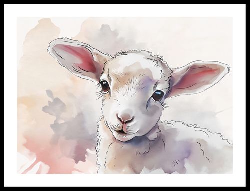 Plakat 55x40cm Mała Owieczka na Arena.pl