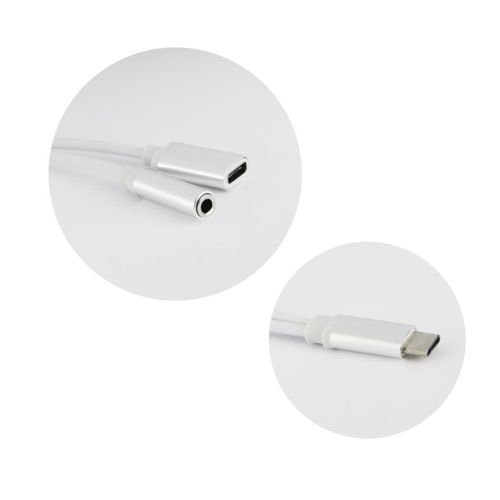 ADAPTER HF/AUDIO+ ŁADOWANIE TYP C - JACK 3,5MM na Arena.pl