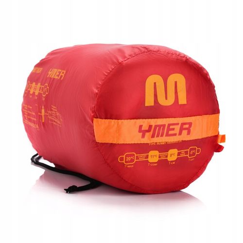 ŚPIWÓR DLA DZIECI Z POKROWCEM METEOR mumia YMER (130+30)x60/40 kompaktowy na Arena.pl