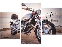 60CM 90 ZEGAR 3 ELEM KOCHAM CHOPPERY ŚCIENNY