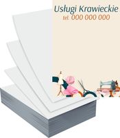 Ulotki A5 5000szt reklamowe firmowe różne wzory USŁUGI KRAWIECKIE