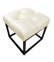 Pufa CHESTERFIELD LOFT ławka podnóżek metal MG50