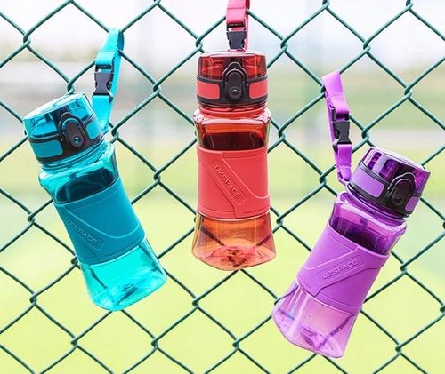 BUTELKA SHAKER DO BIAŁKA, DO ODŻYWEK 550ML BIDON NA WODĘ Z TRITANU CZARNY na Arena.pl