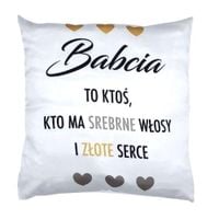Poduszka Dekoracyjna Satynowa dla Babci