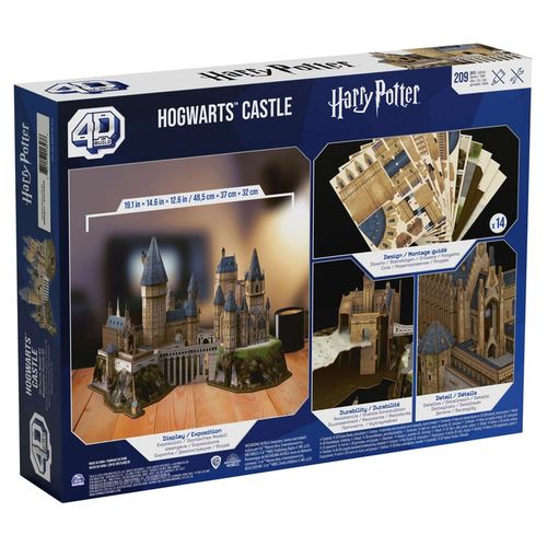 HARRY POTTER HOGWART PUZZLE MODEL 3D ZAMEK HOGWARTS 4D BUILD WIELKI 48 CM na Arena.pl