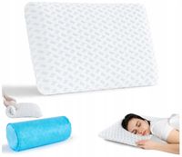 Poduszka Ortopedyczna Do Spania Na Plecach Profilowana Pianka Memory Foam