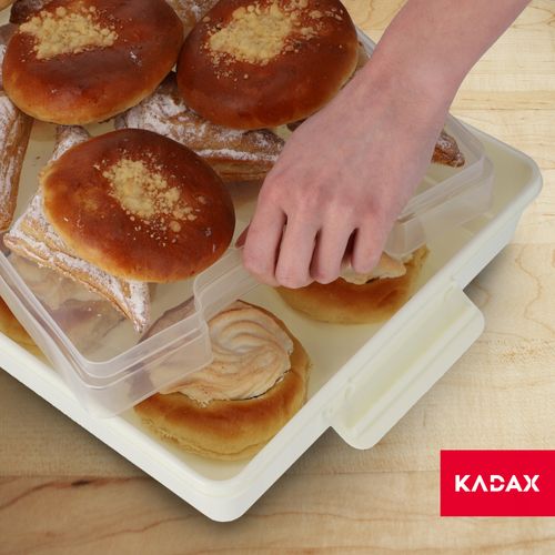 POJEMNIK PUDEŁKO NA CIASTO ŻYWNOŚĆ Z PRZYKRYWKĄ na Arena.pl