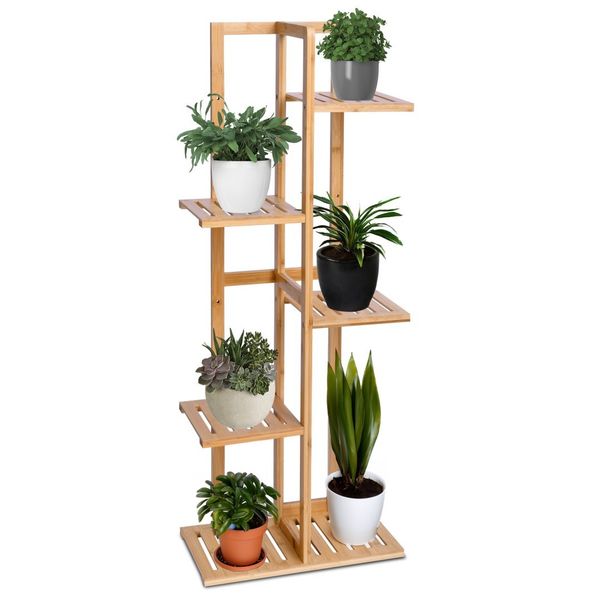 Kwietnik bambusowy Gutren 6 półek zdjęcie 3