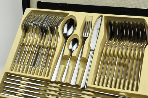 ZESTAW SZTUĆCE W WALIZCE 72 EL KOMPLET LUNA WALIZKA NA 12 OSÓB na Arena.pl