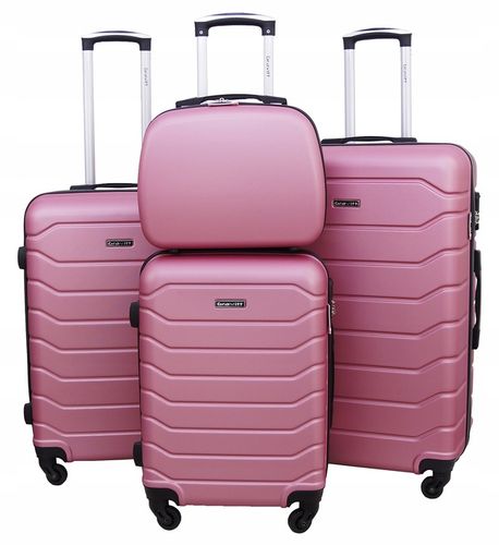 ZESTAW WALIZEK 4w1 WALIZKA PODRÓŻNA NA KÓŁKACH GRAVITT 931 na Arena.pl