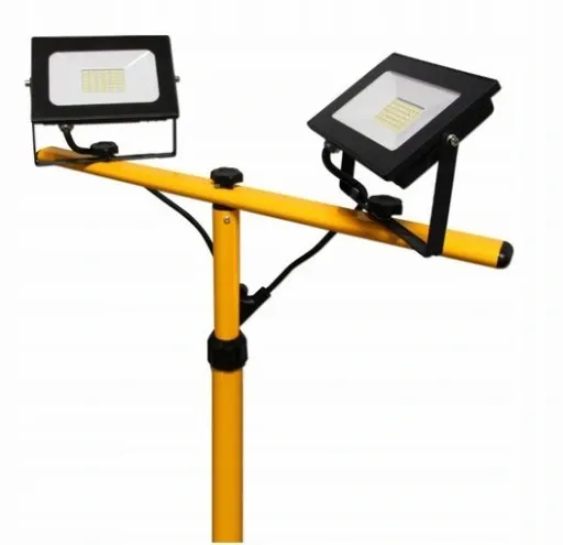 Halogen LED 2x 50W + Statyw Budowlany + Pokrowiec zdjęcie 10