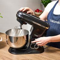 Robot planetarny Zelmer ZKR1355 1200W 6 prędkości 2 misy Smart mix Czarny