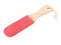 Tarka do pięt dwustronna - drewniana - CZERWONA