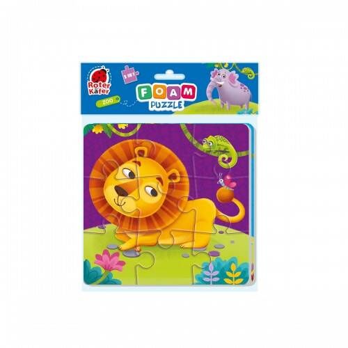 Puzzle Piankowe Lew + Słoń Zoo Dla Dzieci Rk6050-05 na Arena.pl