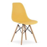 Krzesło OSAKA musztarda / nogi naturalne x 4