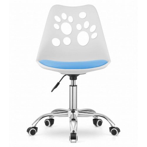 KRZESŁO PRINT LEOBERT CHROMOWANE PNEUMATYCZNE EKOSKÓRA na Arena.pl