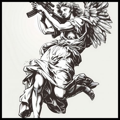 Plakat 60x60cm Anioł Wojny na Arena.pl