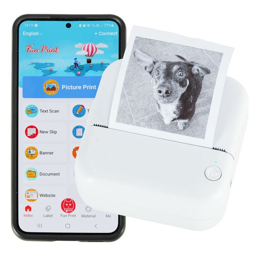 Drukarka mini termiczna do zdjęć notatek kieszonkowa bluetooth na Arena.pl