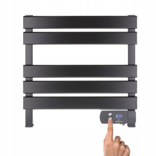 MAŁY GRZEJNIK ŁAZIENKOWY ELEKTRYCZNY drabinka suszarka timer CZARNY 150W na Arena.pl