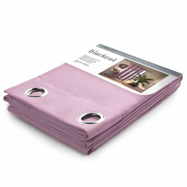 CURT/AH/BLACKOUT/EYELETS/PINK/140X270/1PC zdjęcie 3