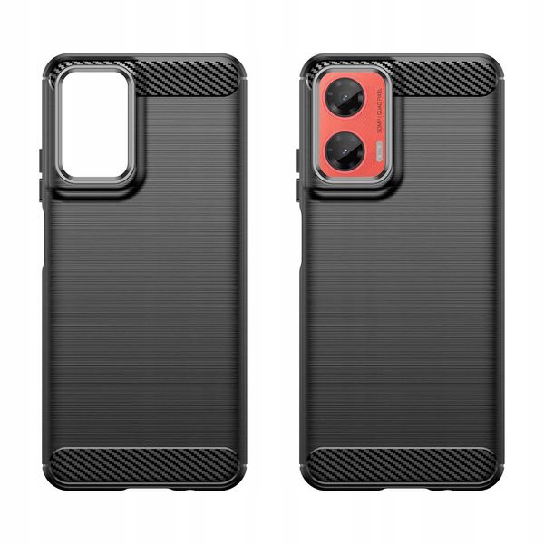 Spacecase Carbon Motorola G35 5G Black zdjęcie 3