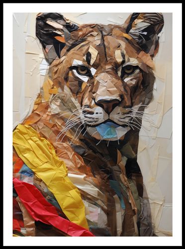 Plakat 50x70cm Papierowy Tygrys na Arena.pl