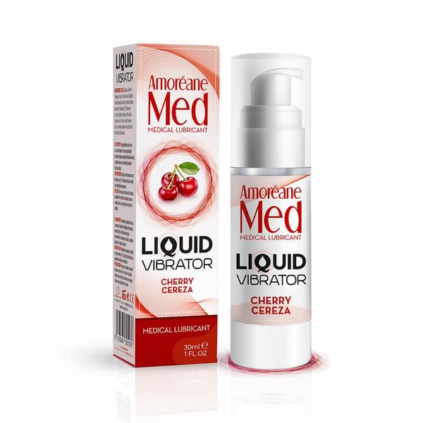 Żel/Sprej-Liquid Vibrator Cherry 30Ml. zdjęcie 1