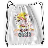 Plecak Sportowy Szkolny Dla Gosi Córki Dziecka Z Nadrukiem Ze Zdjęciem