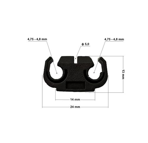 MOC-04A Mocowanie przewodów hamulcowych - podwójne na Arena.pl