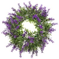 WIANEK DEKORACYJNY LAWENDOWY GĘSTY STROIK FIOLETOWA LAWENDA 25 cm