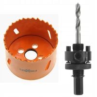 OTWORNICA BI-METALOWA 60 MM + UCHWYT DO OTWORNIC BI-METALOWYCH 32-200