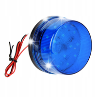 LED LAMPA MIGAJĄCA SYGNALIZACYJNA OSTRZEGAWCZA WEWNĘTRZNY 12/24V DO GARAŻ