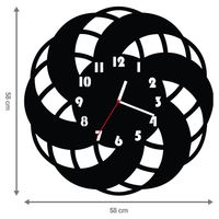 ZEGAR ŚCIENNY RETRO 58cm XXL 106.11