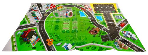 Parking Samochodowy Dla Dzieci 3+ Lądowisko Helikopterów + Mata na Arena.pl