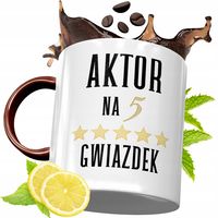 Kubek Bordowy Dla Aktora Na Urodziny Prezent Z Nadrukiem Ze Zdjęciem