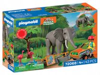Playmobil Słoń z opiekunem 72068