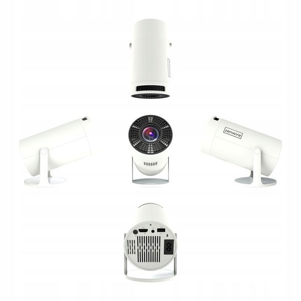 PRZENOŚNY MINI PROJEKTOR ANDROID WiFi RZUTNIK 360 FULL HD 4K Bluetooth zdjęcie 12