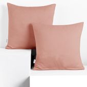 Poszewka bawełniana AMBER 50x50 2 szt. brzoskwiniowa DecoKing