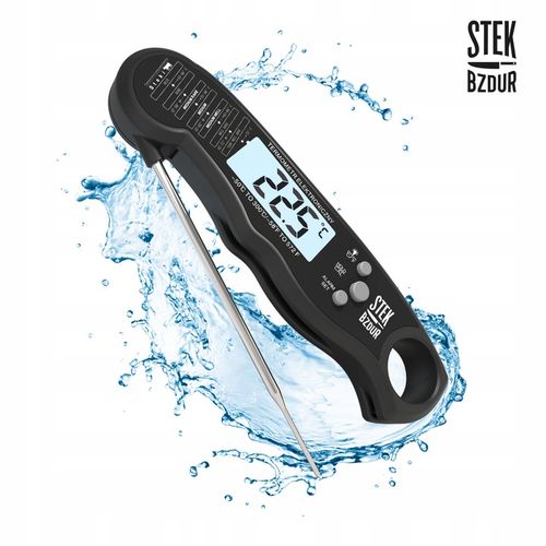 Termometr Kuchenny Cyfrowy do Mięsa Steków Żywności STEK BZDUR LCD Sonda na Arena.pl